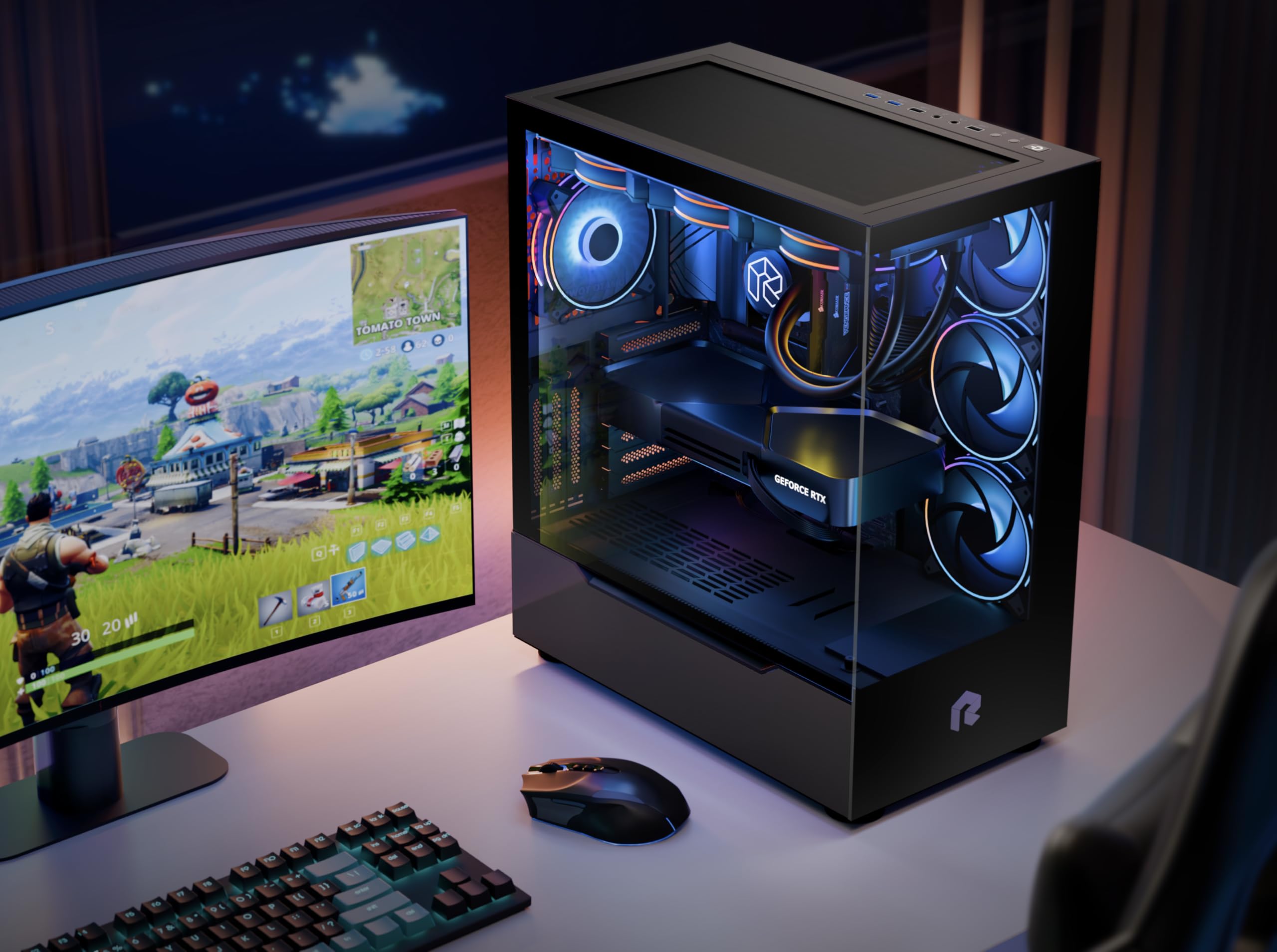 Amazon.com: Build Redux Gaming Desktop PC – AMD Ryzen 7 9700X CPU